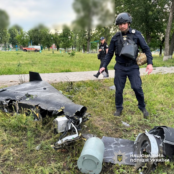 У Харкові знешкодили російський дрон, що не здетонував